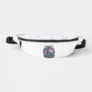 Patriotischer Kreuzstich-Vektor-Grafik-T-Shirt_1 Bauchtasche