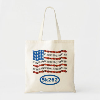 Patriotischer Läufer (US-Flagge mit Füßen und Tragetasche
