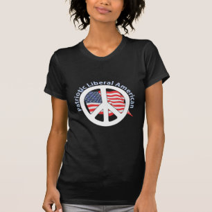 Patriotischer liberaler Amerikaner T-Shirt