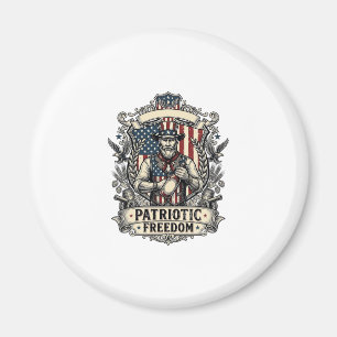 Patriotischer Liebhaber von scharfer Sauce Magnet