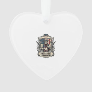 Patriotischer Liebhaber von scharfer Sauce Ornament