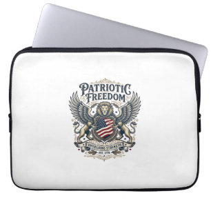 Patriotischer Löwe Adler Wächter Tier Hybrid Patri Laptopschutzhülle