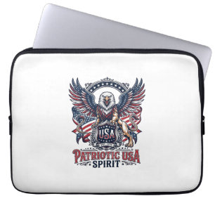 Patriotischer Löwe Adler Wächter Tier Hybrid Patri Laptopschutzhülle