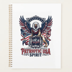 Patriotischer Löwe Adler Wächter Tier Hybrid Patri Planer