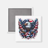 Patriotischer Magnet (Vorderseite/Rückseite)