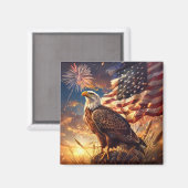 Patriotischer Magnet (Vorderseite/Rückseite)