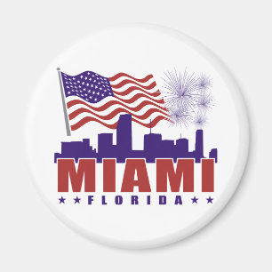 Patriotischer Magnet Miamis Florida