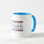 Patriotischer Mama-Kaffeebecher Tasse (VorderseiteRechts)