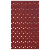 Patriotischer Maronenurlaub mit blauen Sternen Tischdecke (Vorderseite)