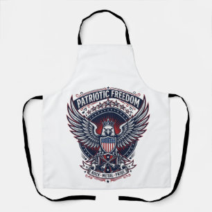 Patriotischer Metal Flügel Patriot Musik Rock Meta Schürze