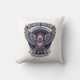 Patriotischer Metal Wings Patriot Musik Rock Metal Kissen