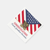 Patriotischer militärischer Abschluss Army Boot Ca Serviette (Ecke)