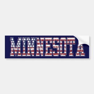 PATRIOTISCHER MINNESOTA-AUTOAUFKLEBER AUTOAUFKLEBER