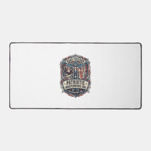 Patriotischer Motor Patriot Biker Road Freiheit Pa Schreibtischunterlage