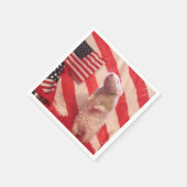 Patriotischer Murray Serviette (Ecke)