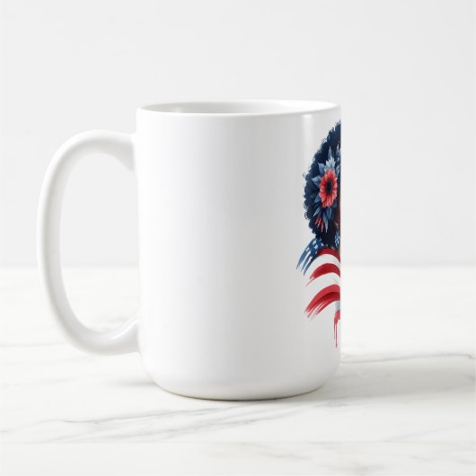 Patriotischer Muttertag Kaffeetasse (Links)