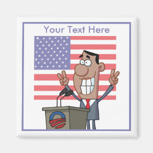 Patriotischer Obama-Magnet Magnet