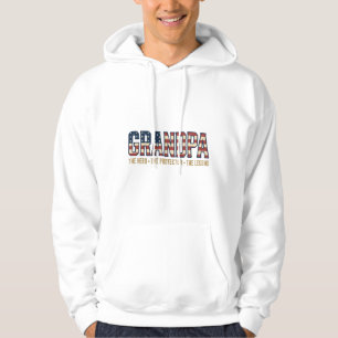 Patriotischer Opa Held Beschützer Legende Vektor D Hoodie