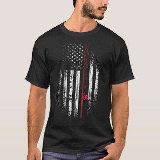 Patriotischer Outdoorsman T-Shirt
