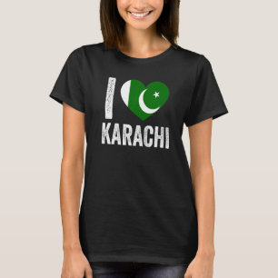 Patriotischer pakistanischer Pakistan-Flagge Ich l T-Shirt