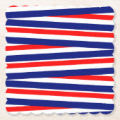 Patriotischer Papiertränk Untersetzer (Vorderseite)