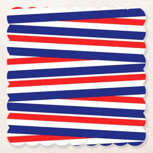 Patriotischer Papiertränk Untersetzer (Vorderseite)