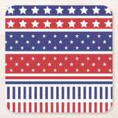 Patriotischer Papiertränk Untersetzer (Vorderseite)