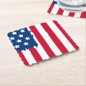 Patriotischer Papiertränk Untersetzer (angewinkelt)