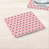 Patriotischer Papiertränk Untersetzer (angewinkelt)