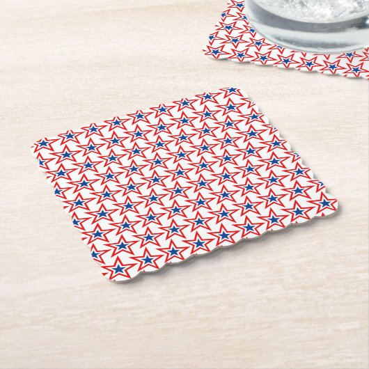 Patriotischer Papiertränk Untersetzer (angewinkelt)