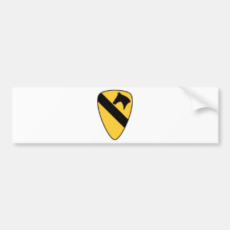 Patriotischer Patch der ersten Cavalry Division Autoaufkleber
