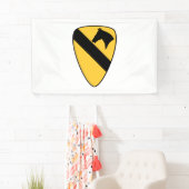 Patriotischer Patch der ersten Cavalry Division Banner (Insitu)