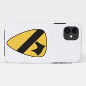 Patriotischer Patch der ersten Cavalry Division Case-Mate iPhone Hülle (Rückseite (Horizontal))