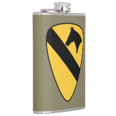 Patriotischer Patch der ersten Cavalry Division Flachmann (Rechts)