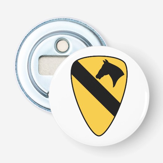 Patriotischer Patch der ersten Cavalry Division Flaschenöffner (Vorderseite)