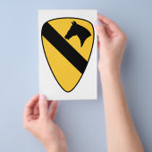 Patriotischer Patch der ersten Cavalry Division Flyer (Handgriff)
