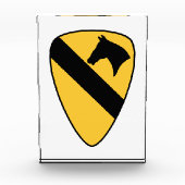 Patriotischer Patch der ersten Cavalry Division Fotoblock (Vorderseite)