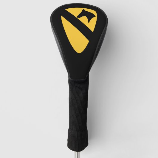 Patriotischer Patch der ersten Cavalry Division Golf Headcover (Vorderseite)