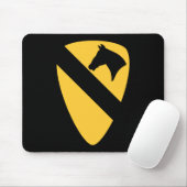 Patriotischer Patch der ersten Cavalry Division Mousepad (Mit Mouse)