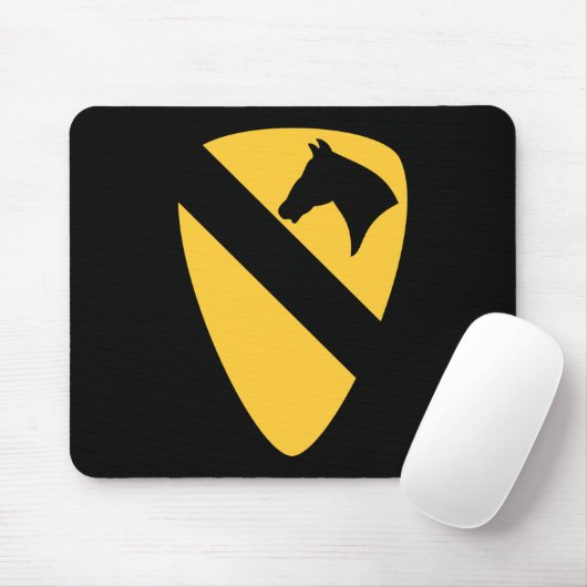 Patriotischer Patch der ersten Cavalry Division Mousepad (Mit Mouse)