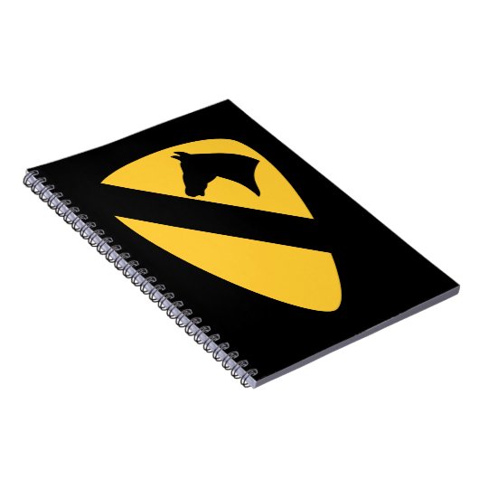 Patriotischer Patch der ersten Cavalry Division Notizblock (Rechte Seite)