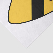 Patriotischer Patch der ersten Cavalry Division Seidenpapier (Ausschnitt)