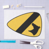 Patriotischer Patch der ersten Cavalry Division Seidenpapier (Handwerk)