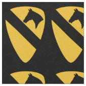 Patriotischer Patch der ersten Cavalry Division Stoff (Nahaufnahme)
