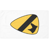 Patriotischer Patch der ersten Cavalry Division Tischdecke (Vorderseite (Horizontal))