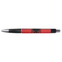 Patriotischer Pen mit der Flagge Albaniens