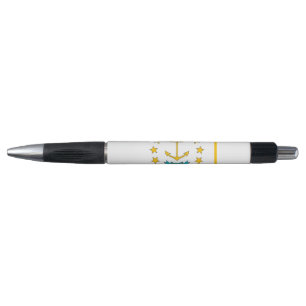 Patriotischer Pen mit der Flagge von Rhode Island, Kugelschreiber