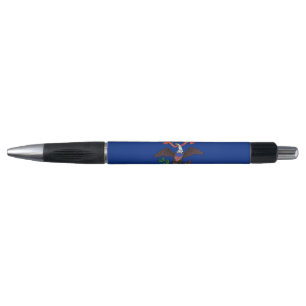 Patriotischer Pen mit Flagge von North Dakota, USA Kugelschreiber
