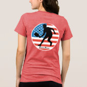 Patriotischer Pickleball T - Shirt von Pickle Peac (Rückseite)