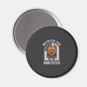 Patriotischer Pitbull-Wachhund Magnet (Vorderseite/Rückseite)